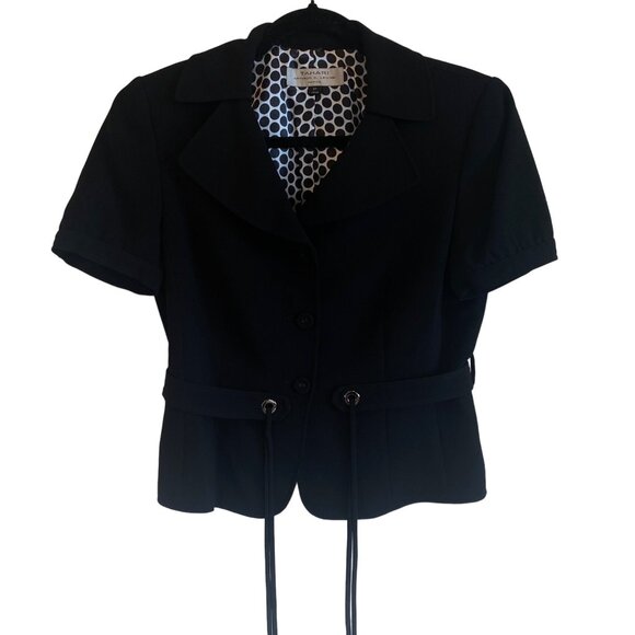 Tahari Jackets & Blazers - Tahari Short Sleeve Blazer Black Women’s 8P Petite Arthur S. Levine